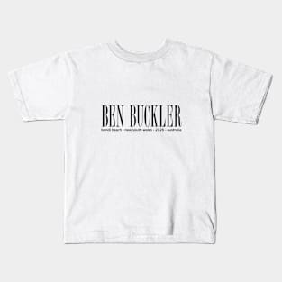 Ben Buckler Street Address Kids T-Shirt